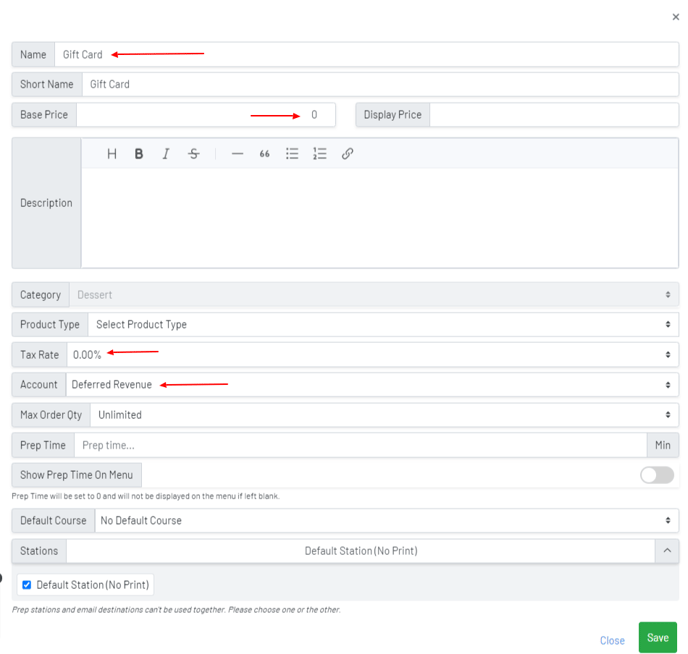 How To Set Up Gift Cards